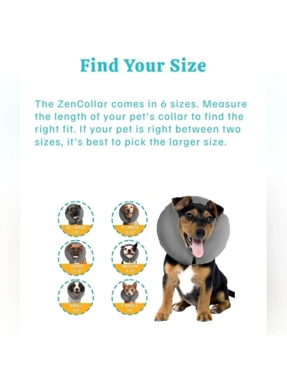 Pet recovery doughnut collar